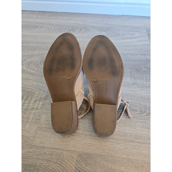 Lucky brand feyn suede light tan clog womans sz 6.5 - Picture 6 of 6